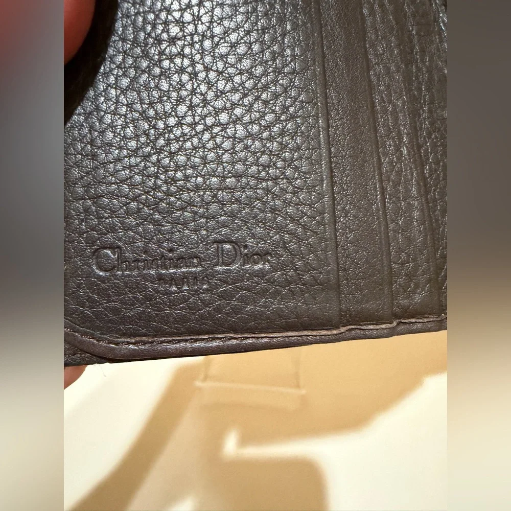 Dior Oblique Beige/Brown Long Wallet Canvas & Leather